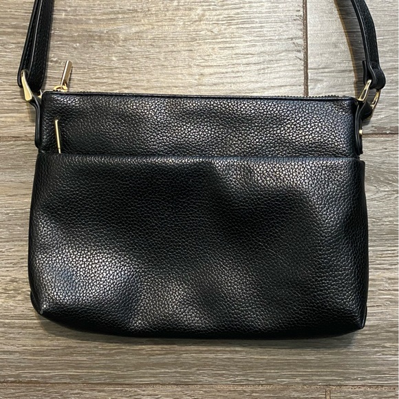 A New Day Black Faux Leather Crossbody Purse - Picture 4 of 13